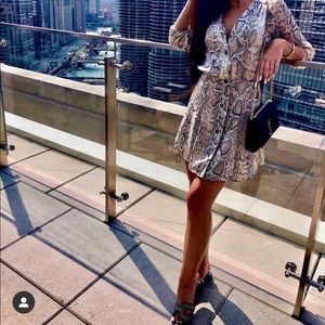 Zara snake dress 🐍
